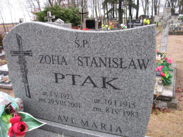 Stanisław Ptak 1915 Biały Bór - Grobonet - Wyszukiwarka osób pochowanych