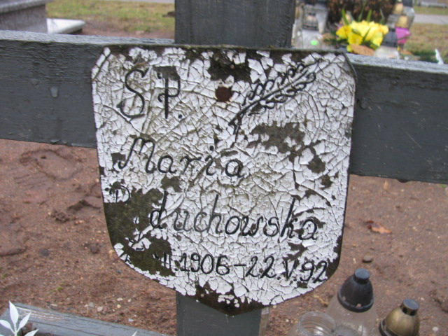 Maria Ryduchowska 1906 Biały Bór - Grobonet - Wyszukiwarka osób pochowanych