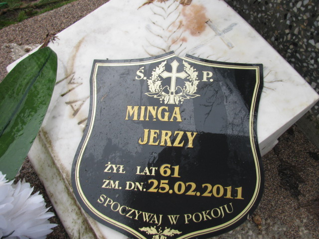 Jerzy Minga 1950 Biały Bór - Grobonet - Wyszukiwarka osób pochowanych