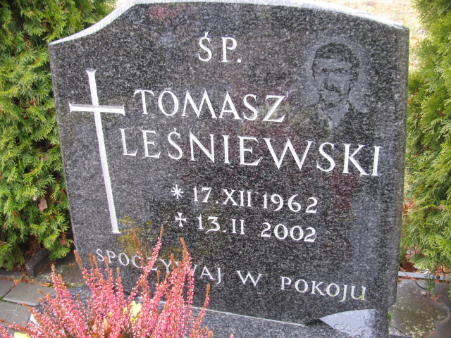 Tomasz Leśniewski 1962 Biały Bór - Grobonet - Wyszukiwarka osób pochowanych