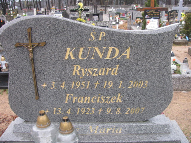 Ryszard Kunda 1951 Biały Bór - Grobonet - Wyszukiwarka osób pochowanych