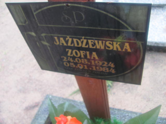 Zofia Jażdźewska 1924 Biały Bór - Grobonet - Wyszukiwarka osób pochowanych